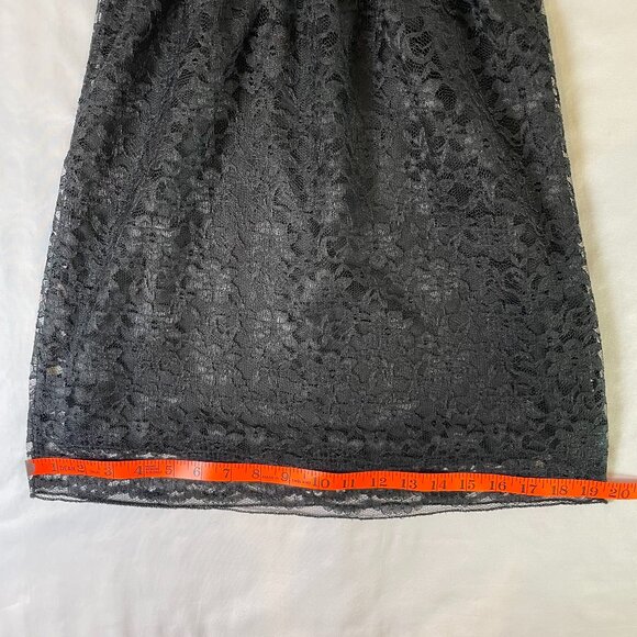 Xhilaration Size S Black Ruffle and Lace Dress Sleeveless Mini Lined - Picture 8 of 13